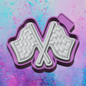 3D checkered race flag freshie molds.