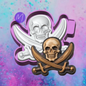3D pirate skull freshie molds.