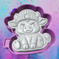 3D grumpy cow  freshie molds.