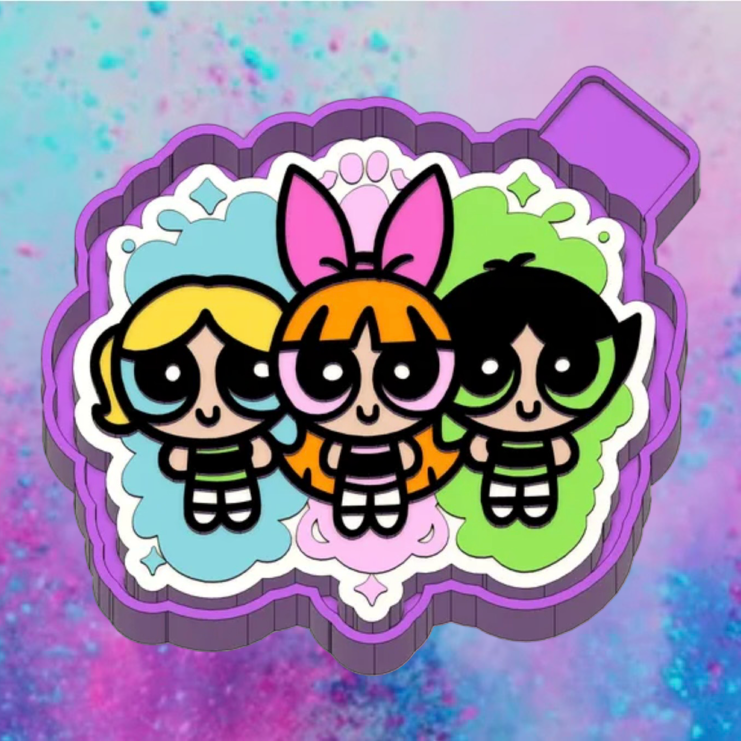 Powerpuff girl car freshie mol.