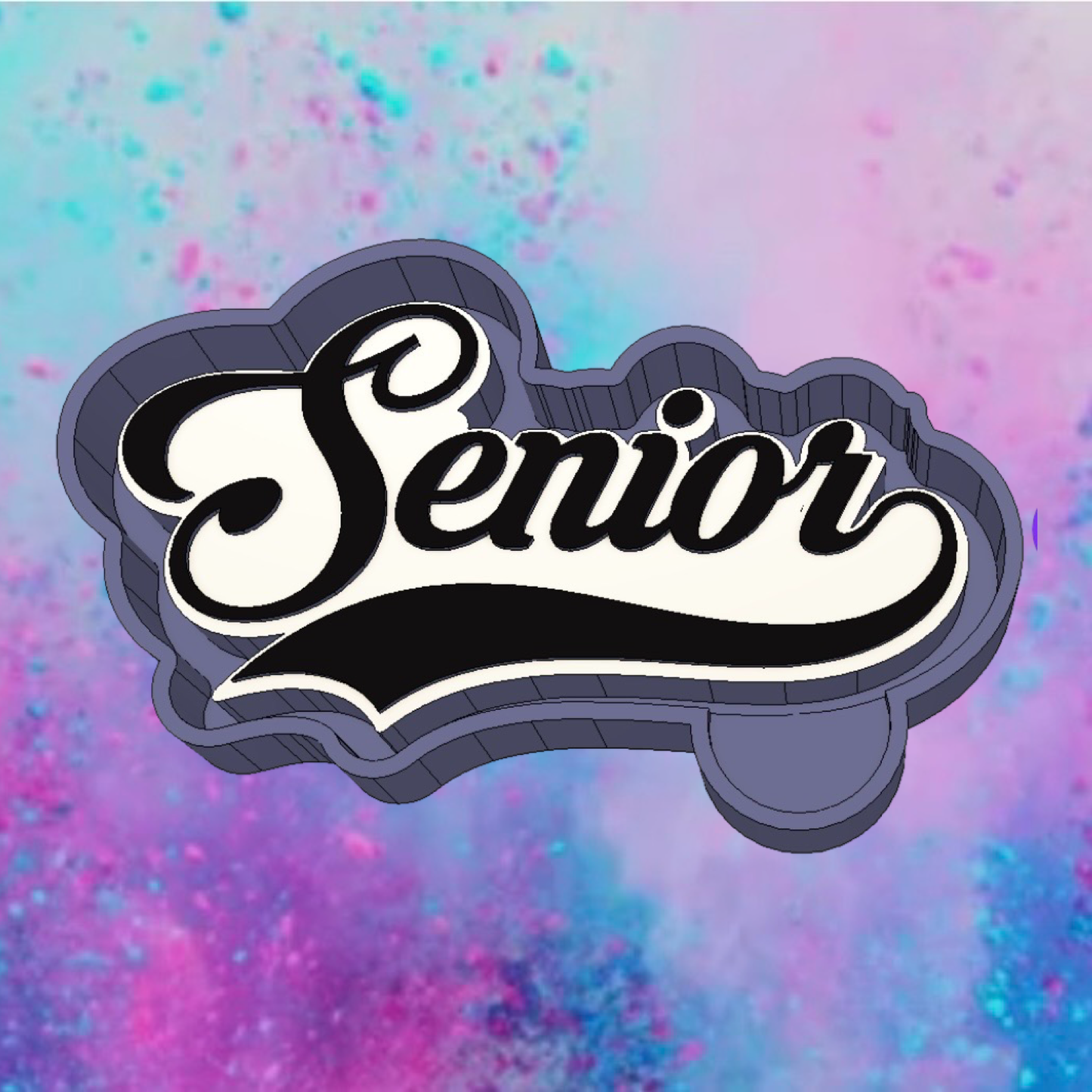 Senior car freshie mold.