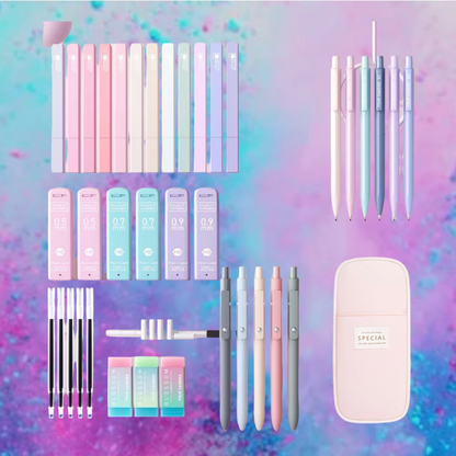 29 pcs stationary with case