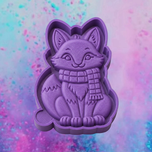 3D fall fox  freshie molds.