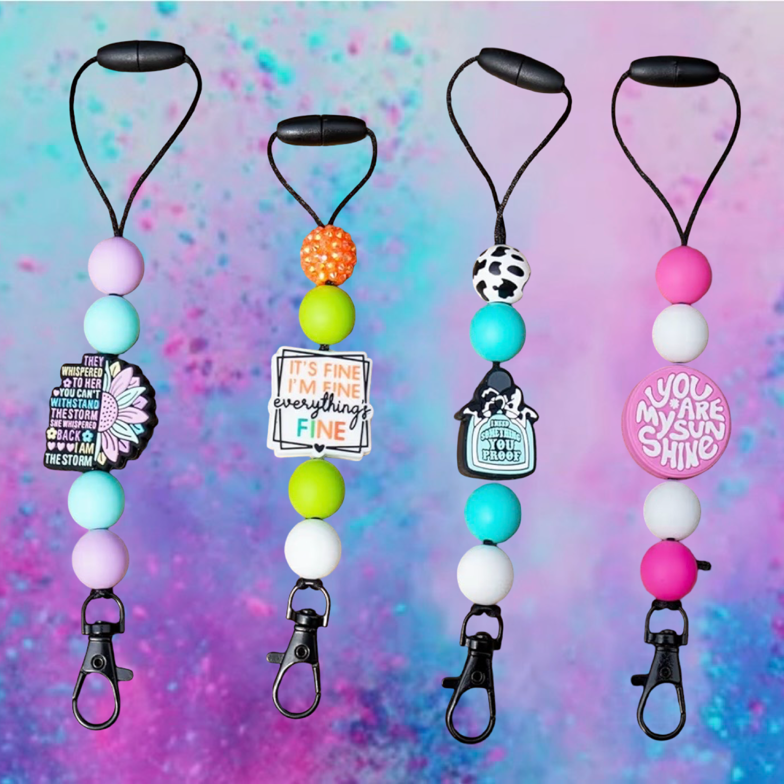 Four Funny quote car freshie hangers