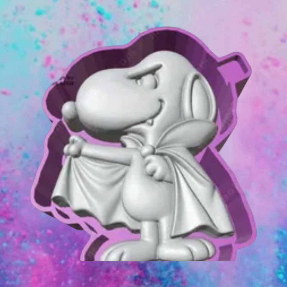 3D Snoopy Dracula freshie molds.