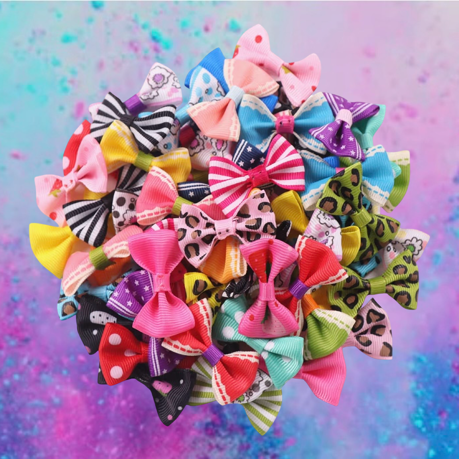 Package of 10 car freshie bows.