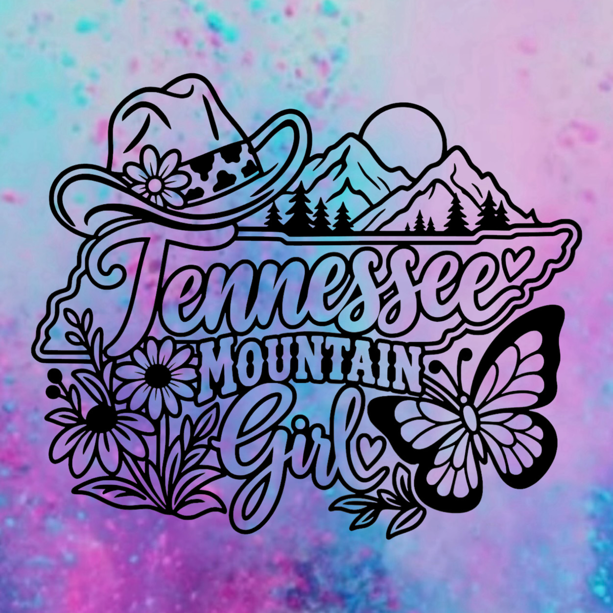 Tennessee mountain girl freshie mold