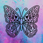 Coat of many colors butterfly freshie mold