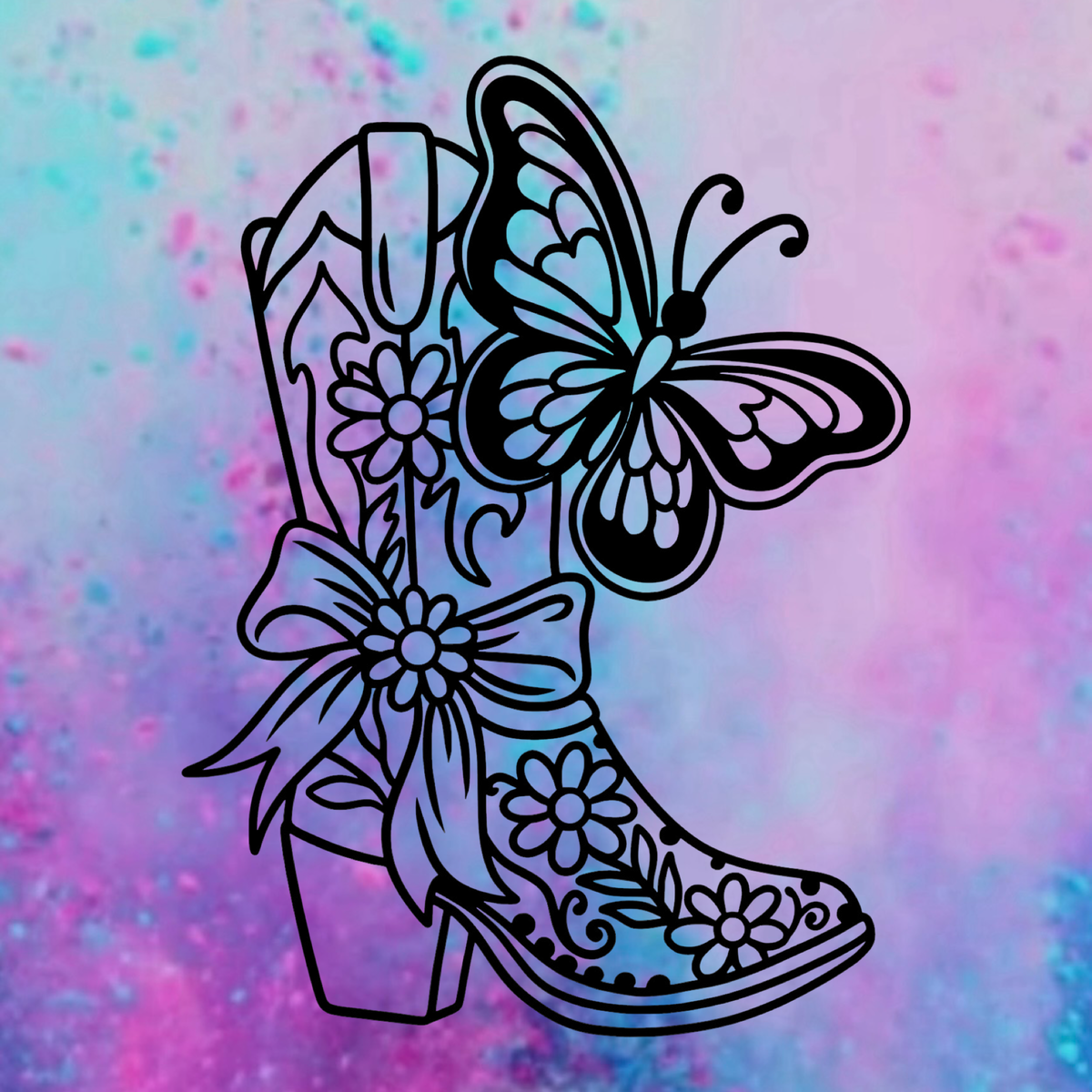 Butterfly boot freshie mold