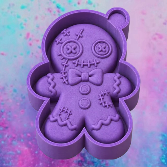 3D zombie gingerbread freshie molds.
