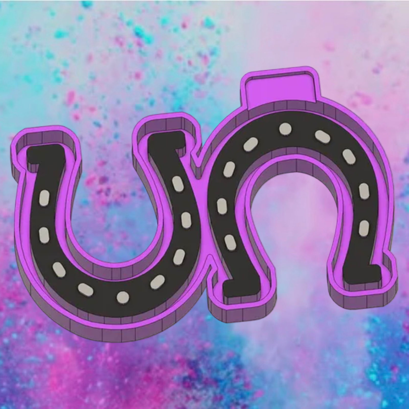 Lucky horse shoe vent clips freshie