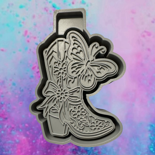 Butterfly boot freshie mold