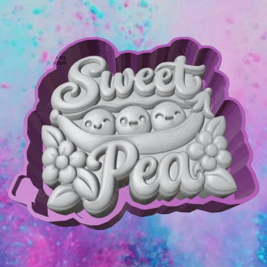 3D sweet pea freshie molds.