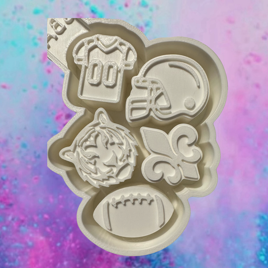 LSU car freshie charms mold