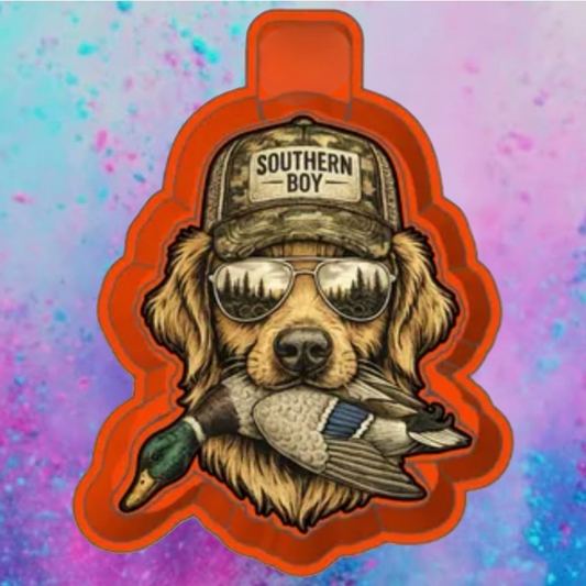 Southern boy car freshie mold and cardstock