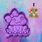 3D winking frog car freshie molds.
