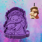3D cute Jesus and lamb car freshie molds.