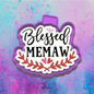 Blessed Memaw car freshie mold