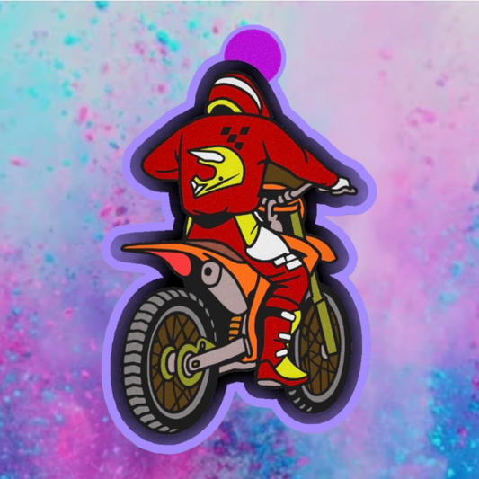 Dirt bike car freshie mold.
