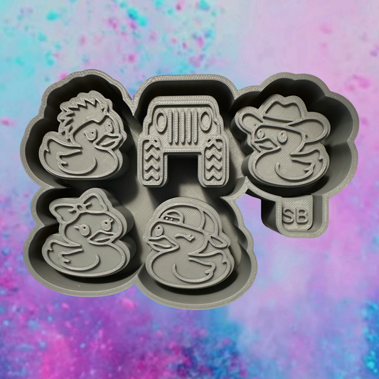 Jeep/ Duck car freshie charms mold