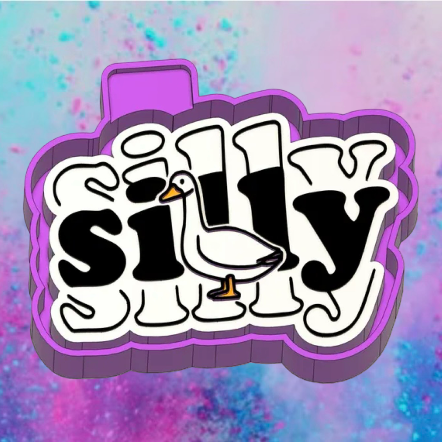 Silly goose car freshie mold.