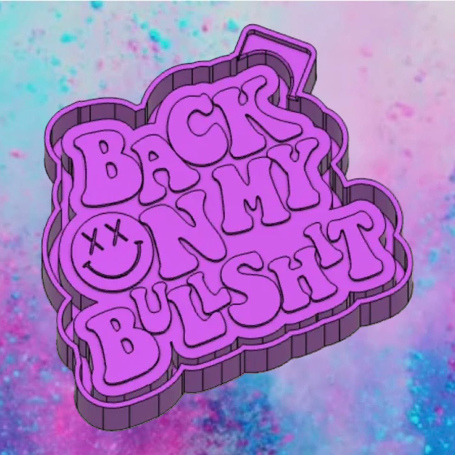 Back on my Bullshit car freshie mold.