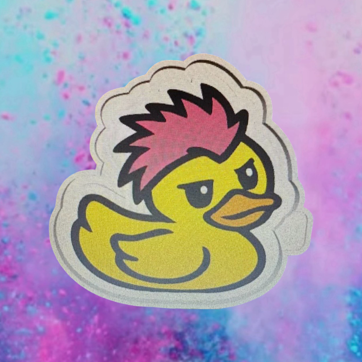 Duck with hair car freshie mold.