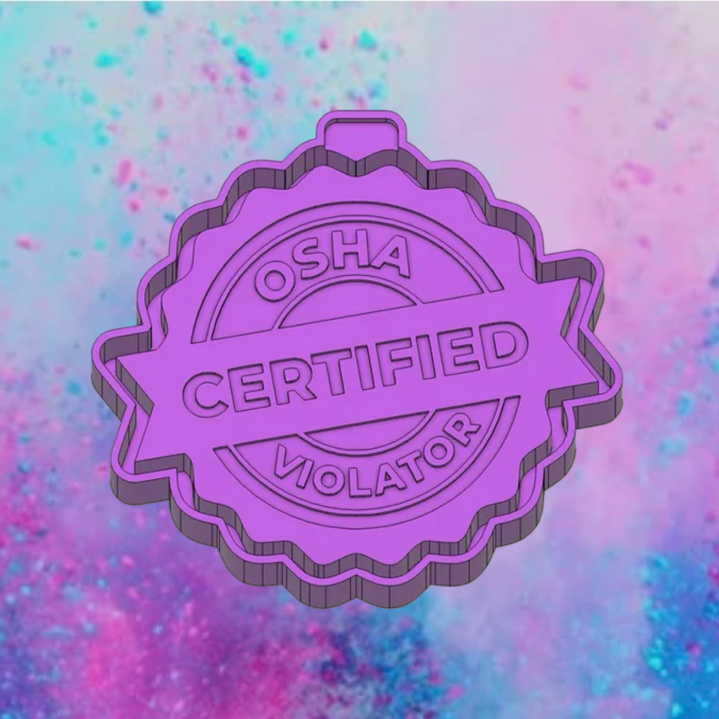 OSHA violator car freshie mold.