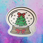Christmas snow globe car freshie mold.