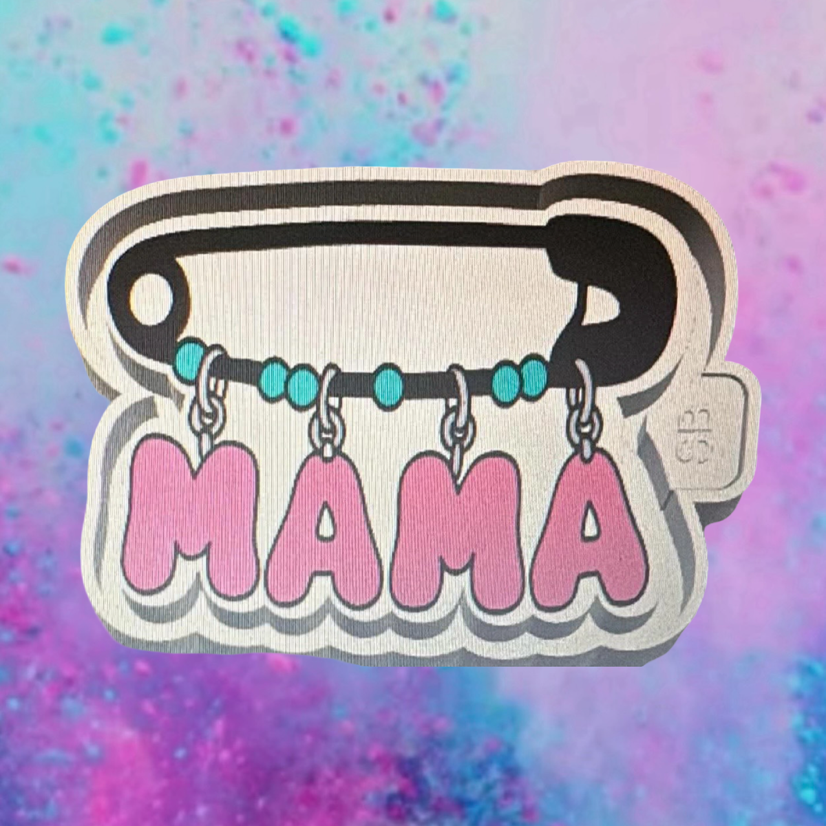 Mama pin car freshie mold.