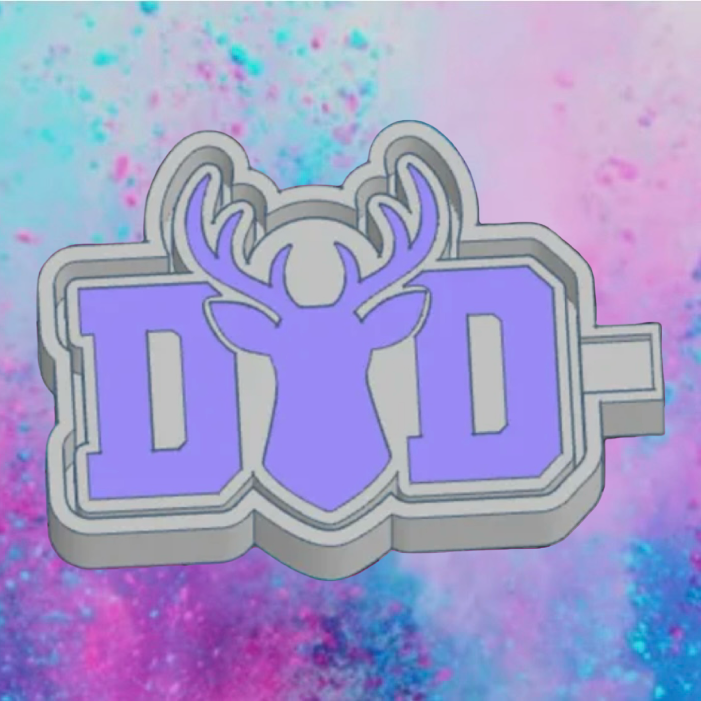 Dad deer car freshie mold.