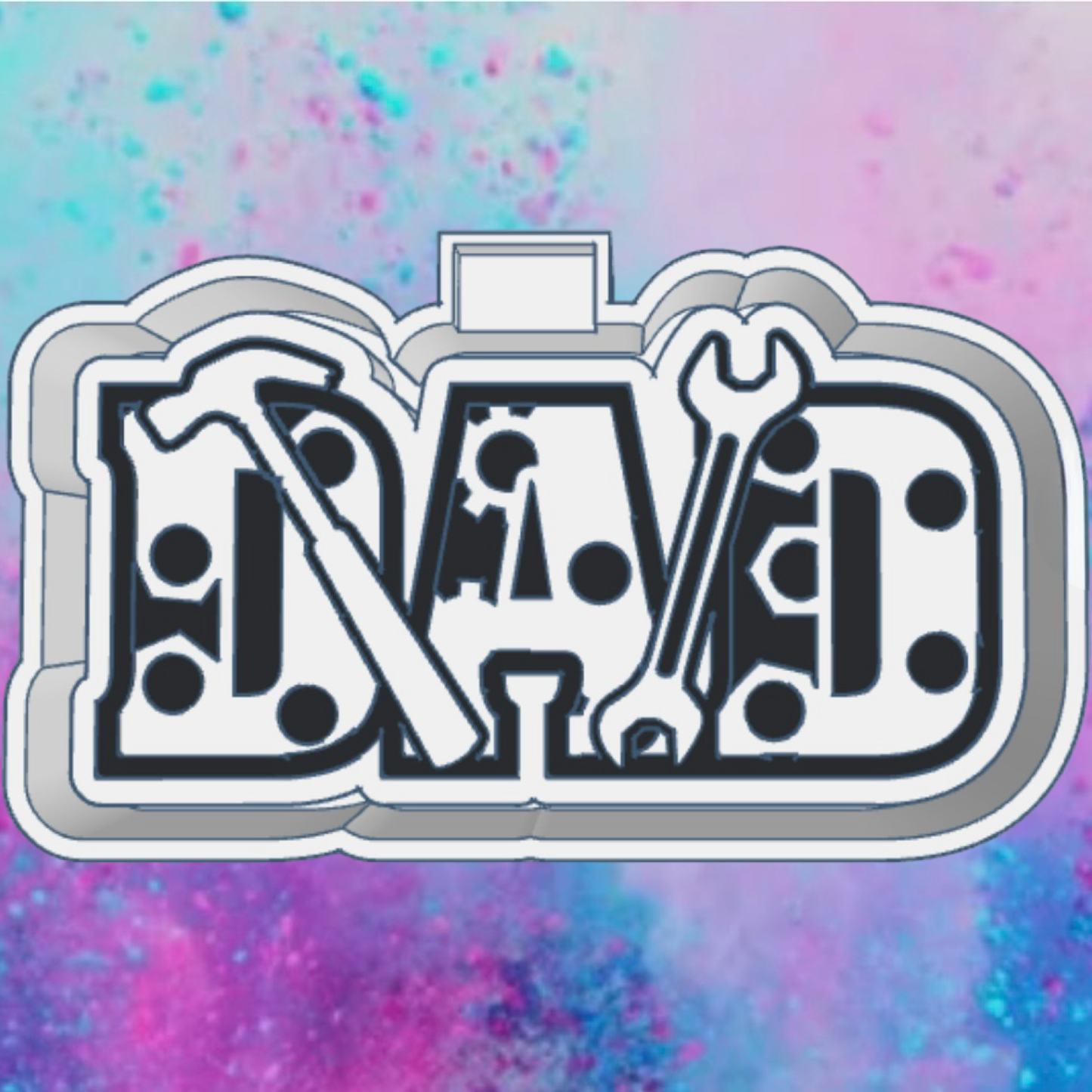 Tool dad car freshie mold.