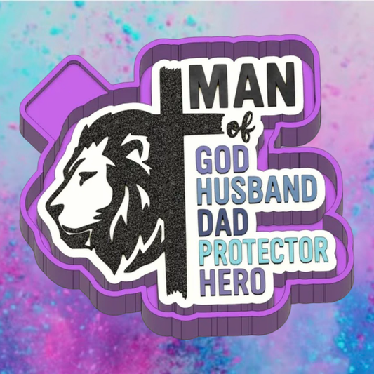 Man of God car freshie mold.