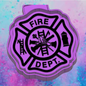 Fire department car freshie mold.