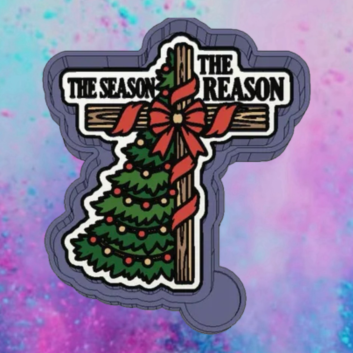 The Season the Reason car freshie mold.
