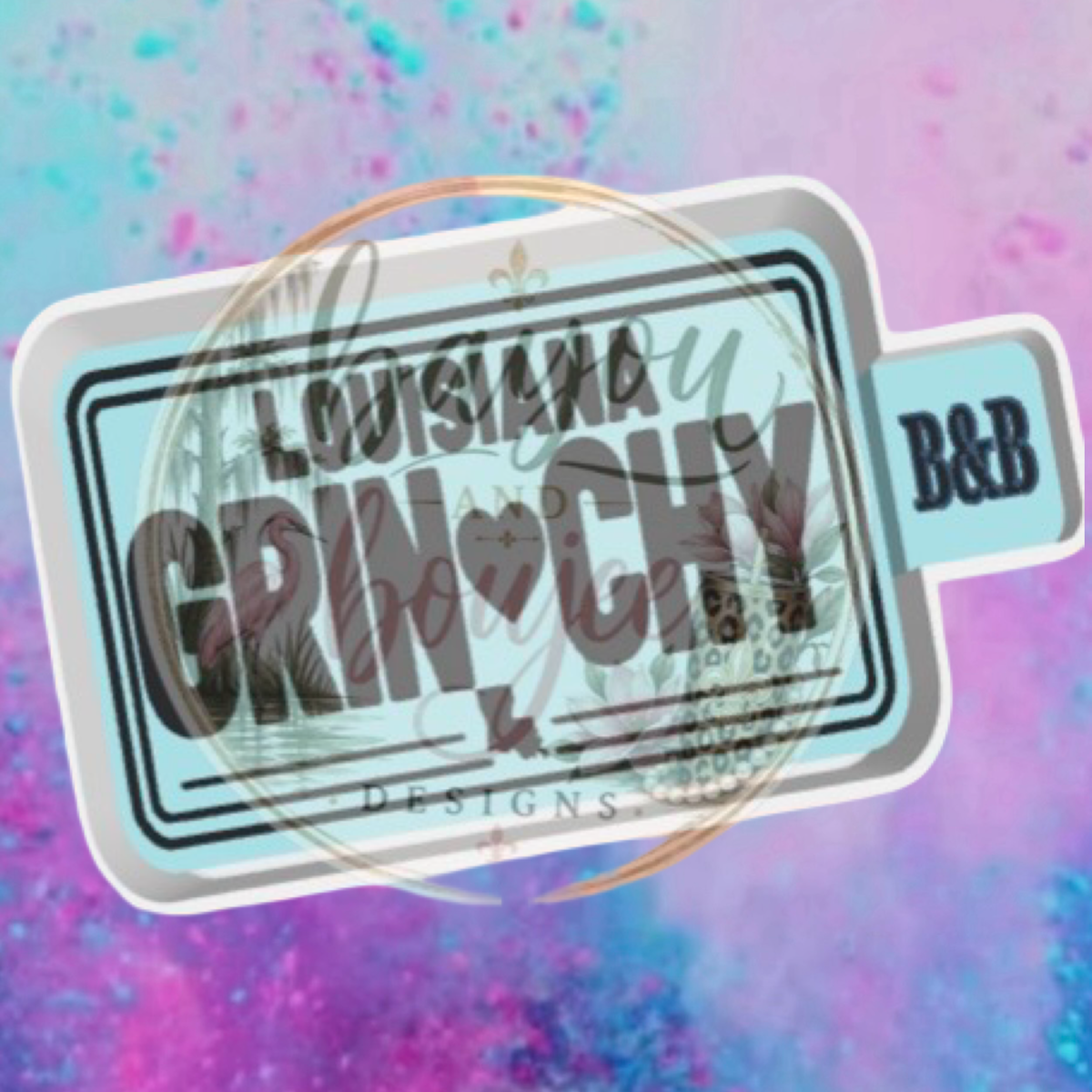 Louisiana Grin Chy car freshie mold.
