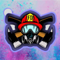Firefighters helmet car freshie mold