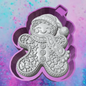 3D lace style gingerbread man car freshie molds.