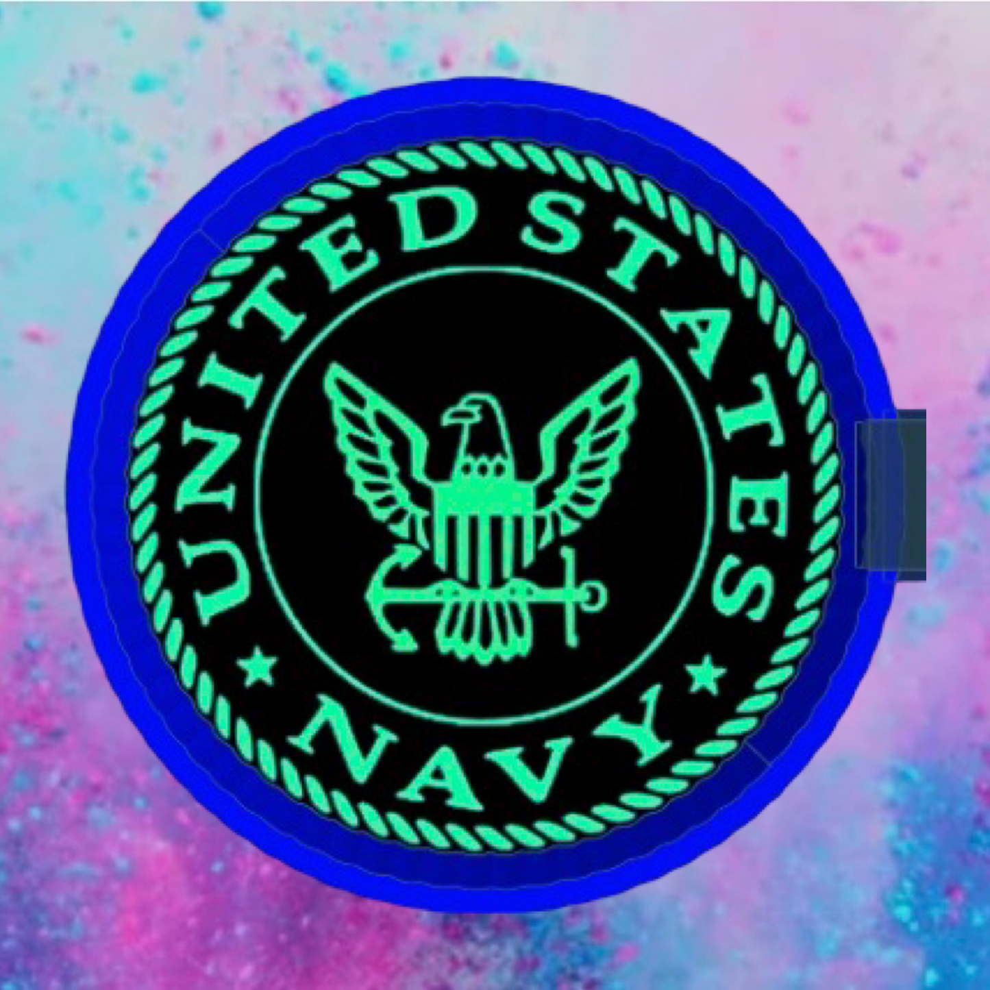 NAVY car freshie mold