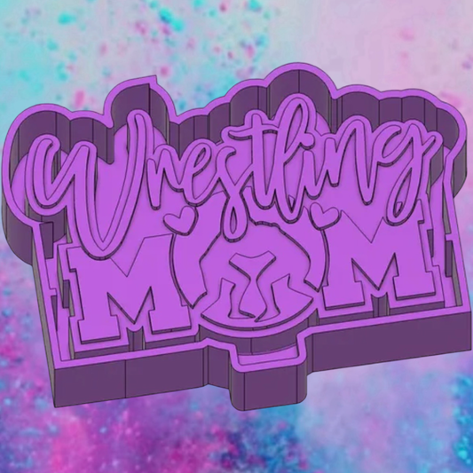 Wrestling  Mom car freshie mold.