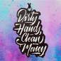 Dirty hands clean money car freshie mold.
