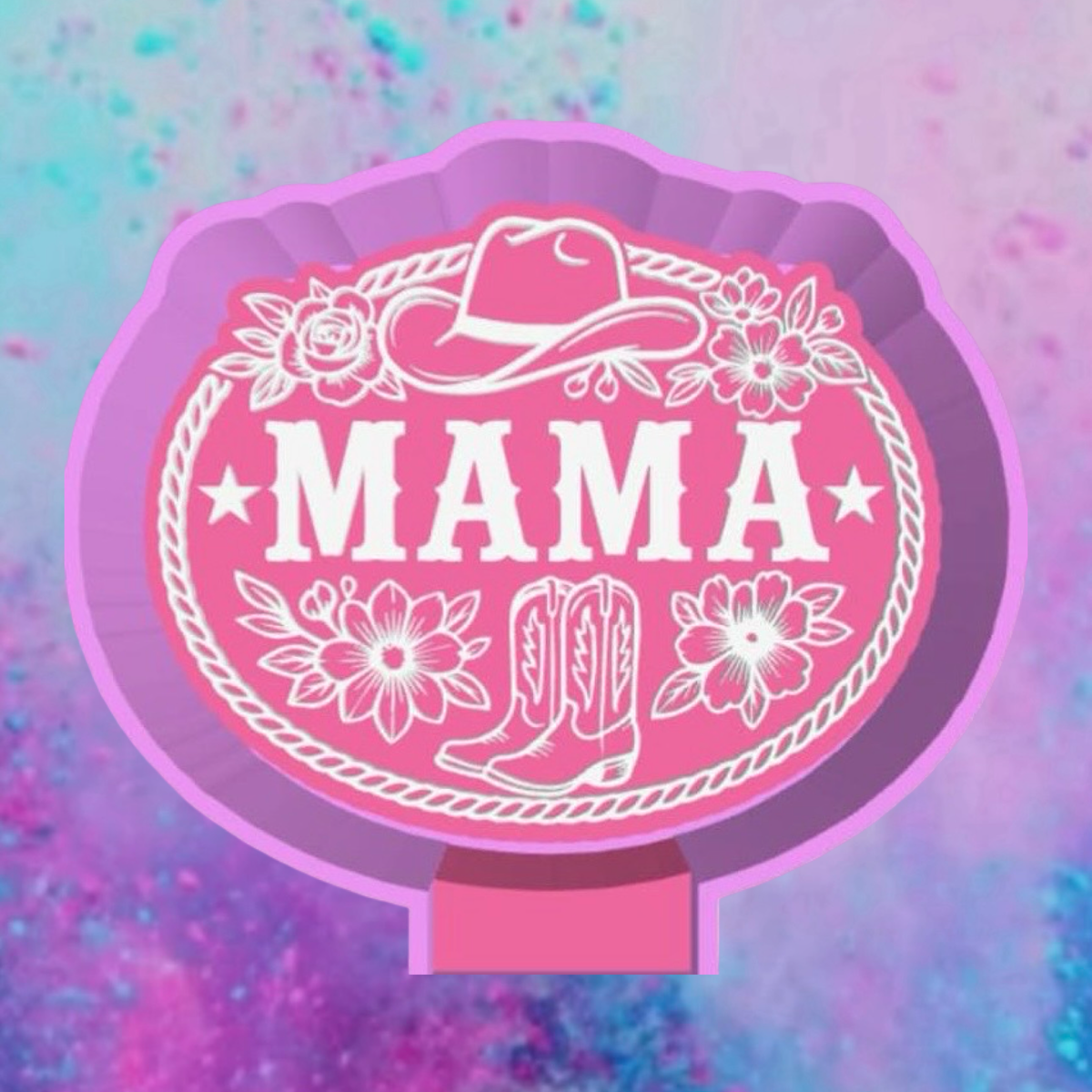 Western  MAMA car freshie mold.