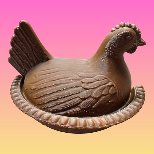 Hen on the nest magnet