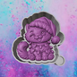 3D Christmas cat car freshie molds.