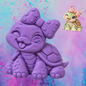 3D turtle with bow car freshie molds.