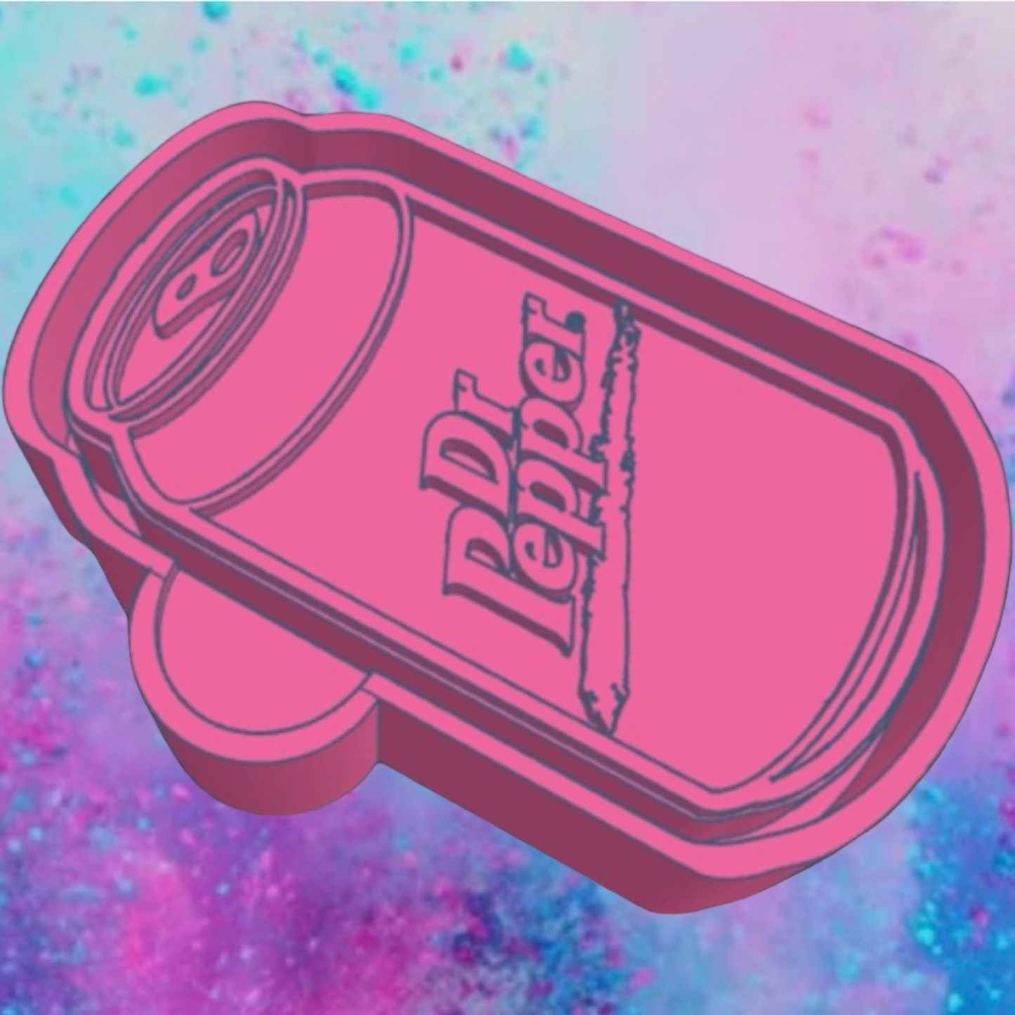 Dr. Pepper can car freshie mold