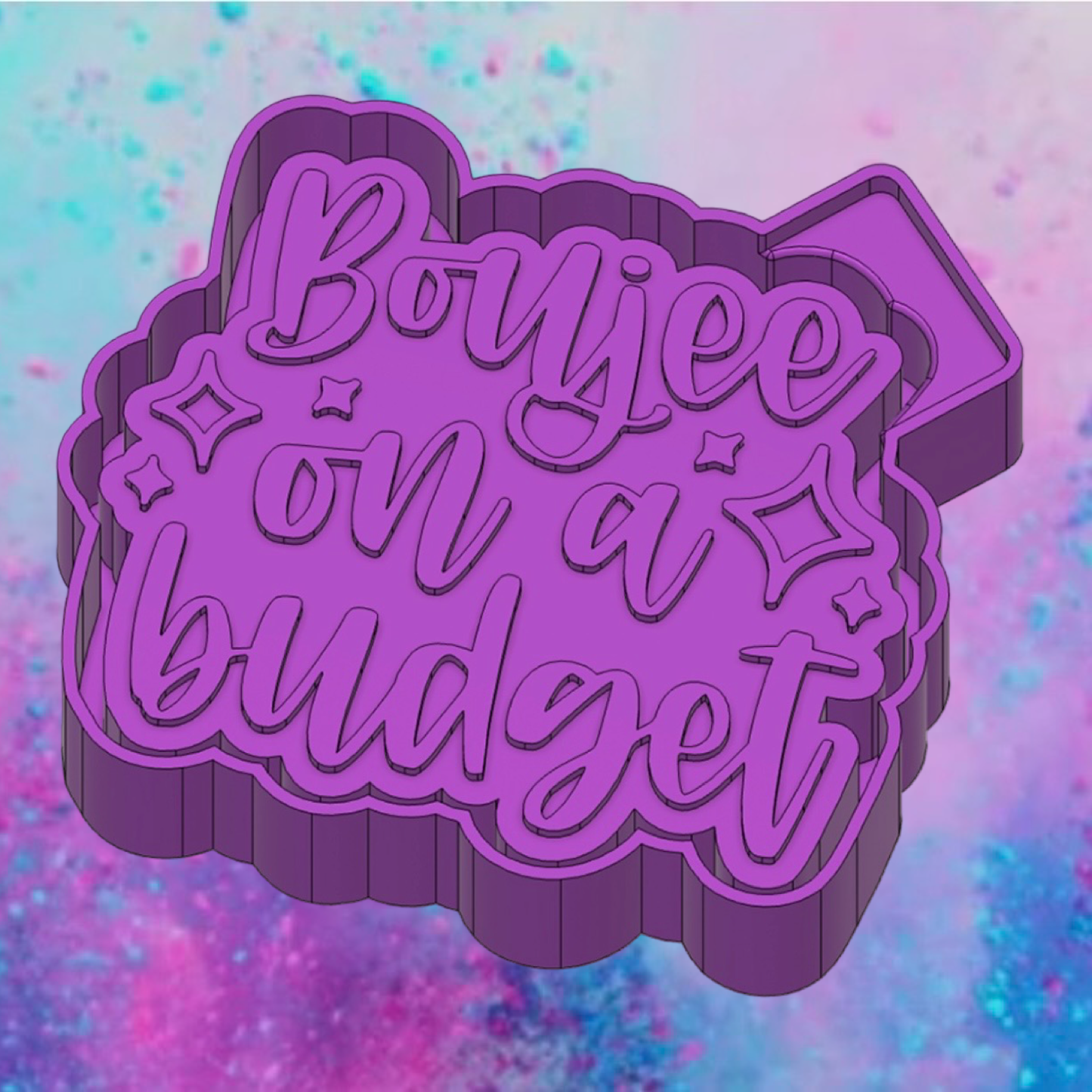 Boujee on a budget car freshie mold