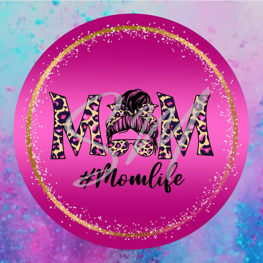 Mom # mom life cardstock