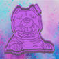 Bull dog car freshie mold