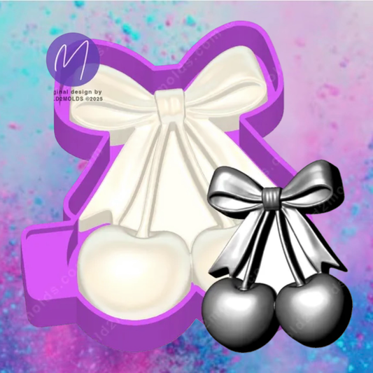 3D cherries car freshie mold